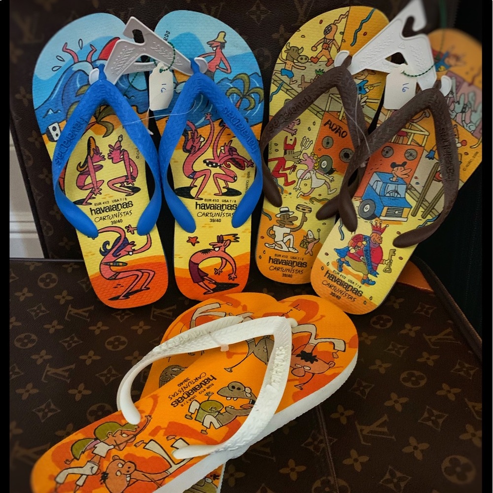 NWT Havaiana’s Unisex Size 7/8 Euro 39/40 -3pairs